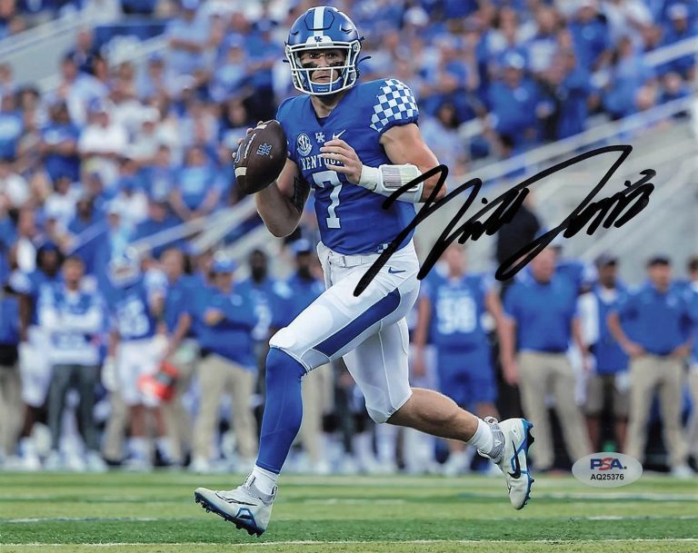 Will Levis Signed Football PSA Autographed