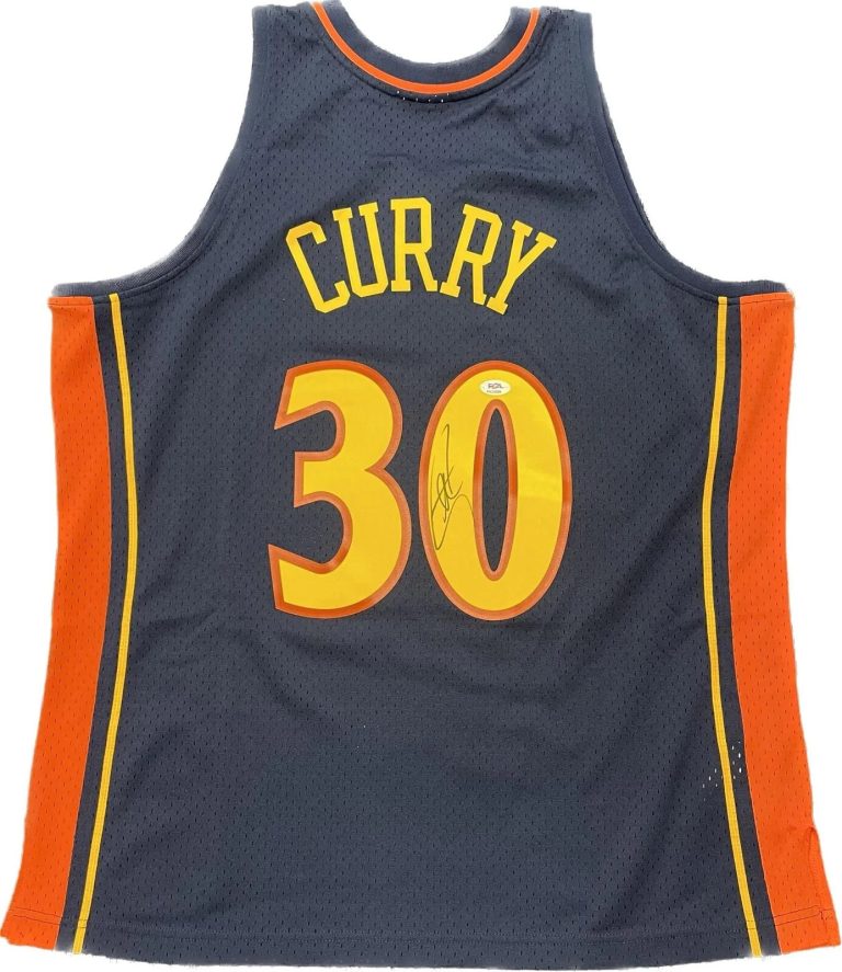 Stephen Curry signed jersey PSA/DNA Golden State Warriors Autographed