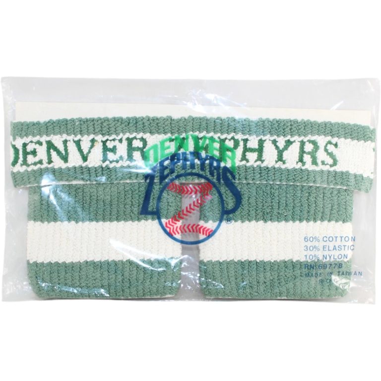 Denver Zephyrs Baseball Head & Wrist Band Set 58389
