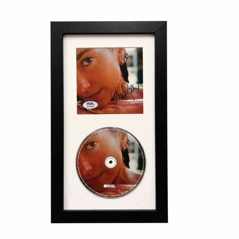 Dua Lipa Signed Radical Optimism Framed Display CD Insert PSA Autographed