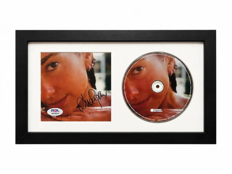 Dua Lipa Signed Radical Optimism Framed Display CD Insert PSA Autographed