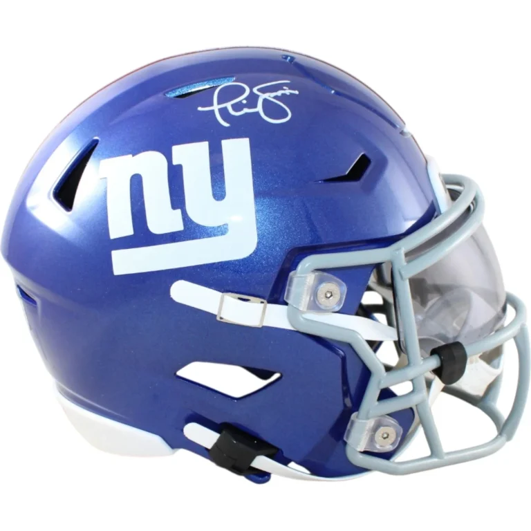 Phil Simms Autographed New York Giants Mid-Size Midi Helmet Beckett WIT 58522