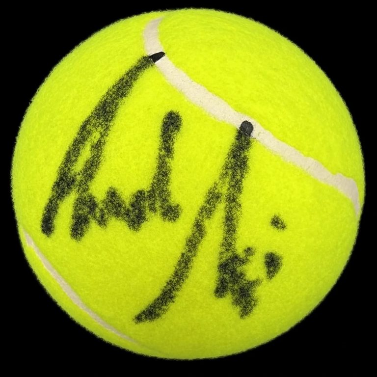 Andre Agassi Signed Tennis Ball PSA
