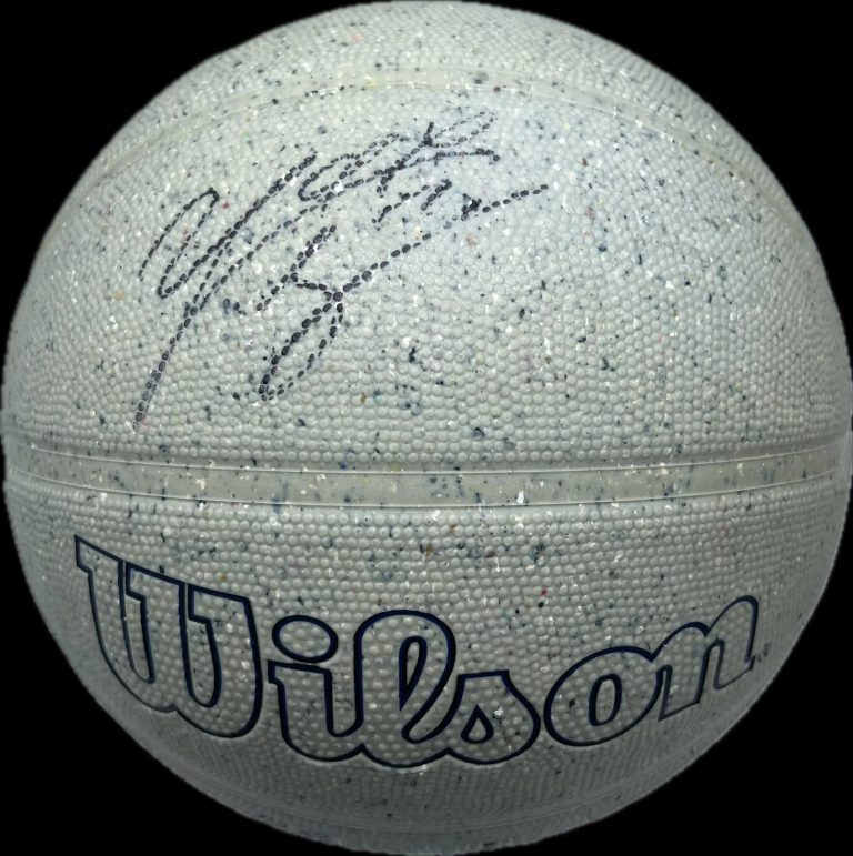 Yaxel Lendeborg Golden State Warriors Signed Basketball NBA PSA