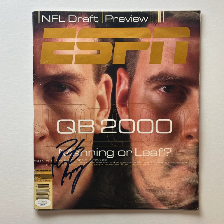 Peyton Manning  signed 1998 ESPN The Magazine JSA Autographed