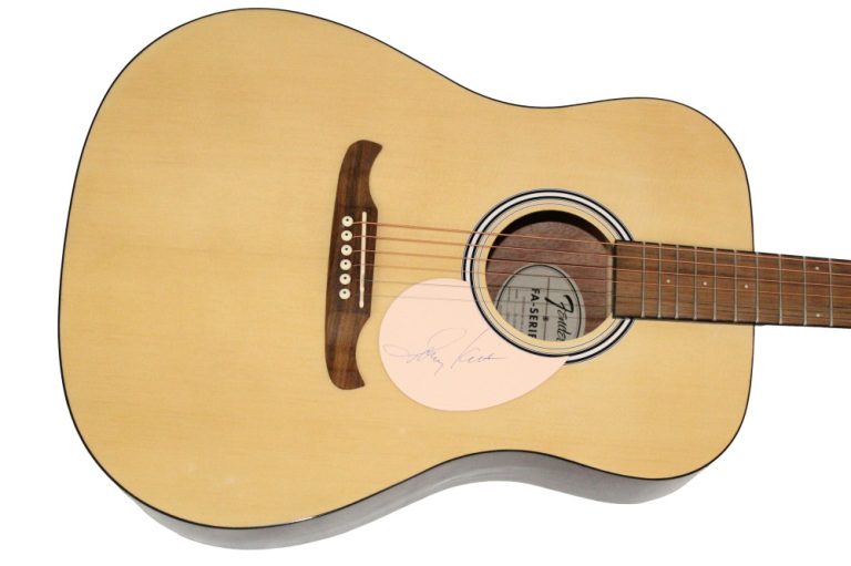 Toby Keith Signed Autograph Fender Acoustic Guitar - Unleashed w/ JSA COA