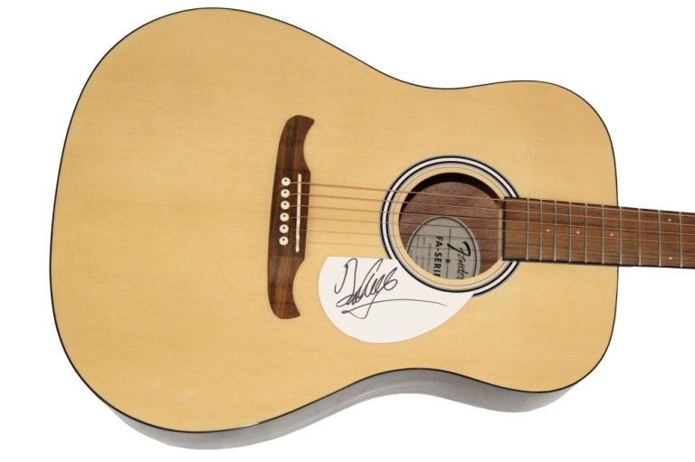David Crosby Signed Autograph Fender Acoustic Guitar Stills & Nash CSN - JSA COA