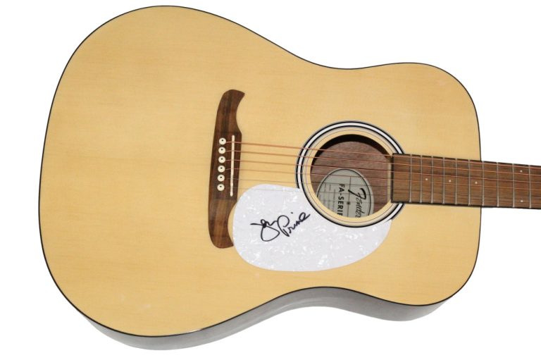 John Prine Signed Autograph Fender Acoustic Guitar - The Missing Years JSA COA
