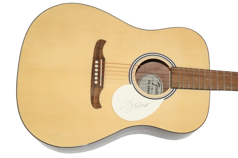 Jimmy Buffett Signed Autograph Fender Acoustic Guitar - Trop Rock Icon JSA COA