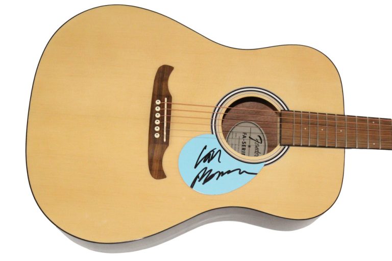 Van Morrison Signed Autograph Fender Acoustic Guitar w/ Beckett COA