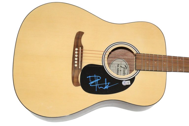 Dave Matthews Signed Autograph Fender Acoustic Guitar - Crash w/ Beckett COA