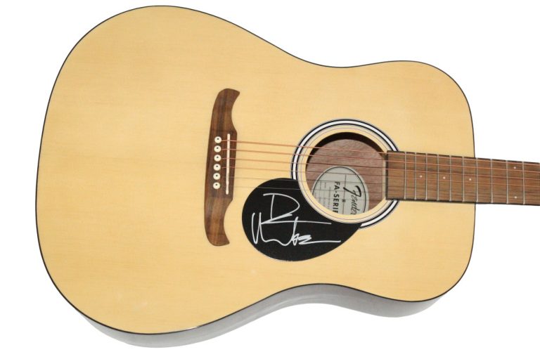 Dave Matthews Signed Autograph Fender Acoustic Guitar  Everyday Beckett COA