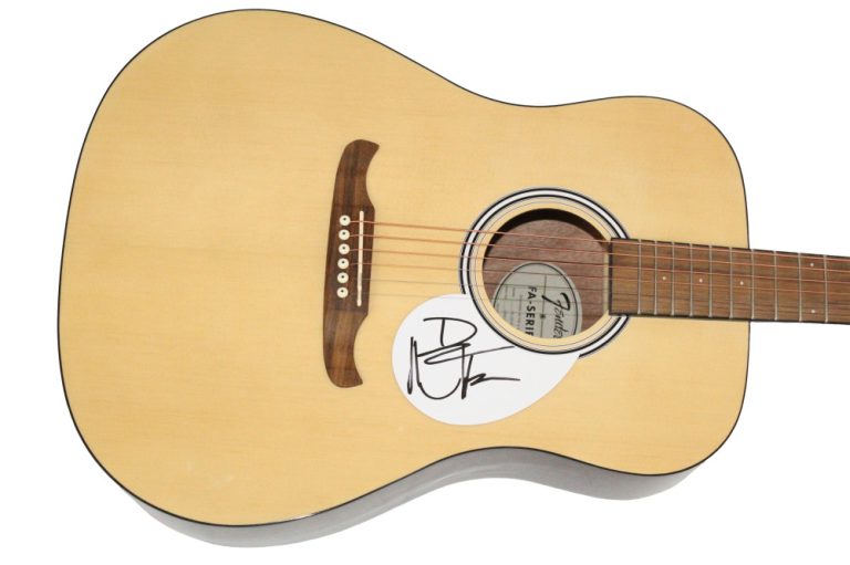 Dave Matthews Signed Autograph Fender Acoustic Guitar - BTCS w/ Beckett COA