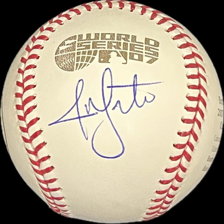 Jon Lester Signed 2007 World Series Baseball PSA Boston Red Sox