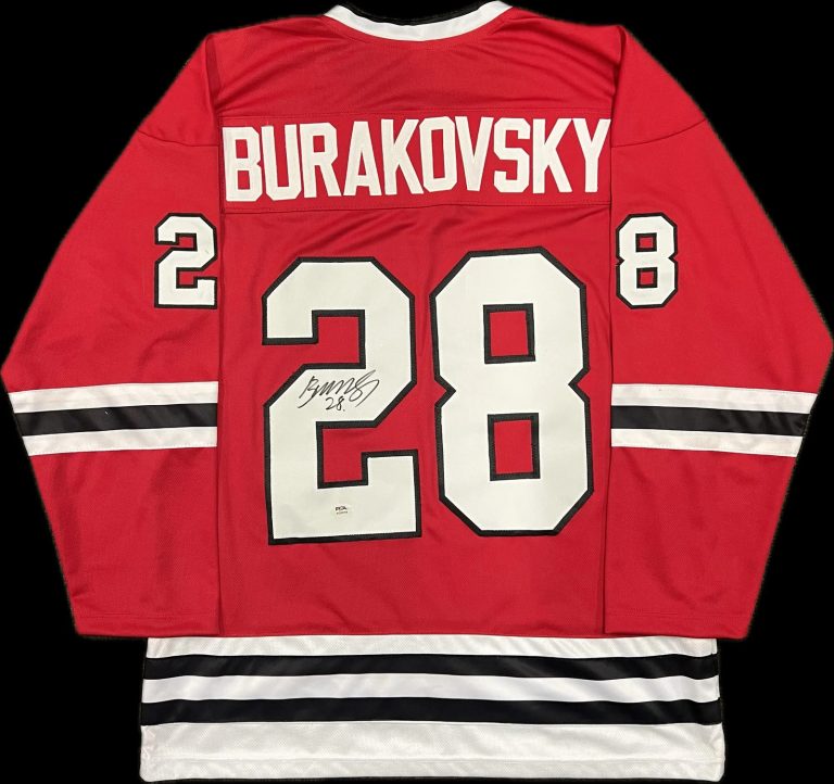 Andre Burakovsky Signed Jersey PSA Chicago Blackhawks Autographed
