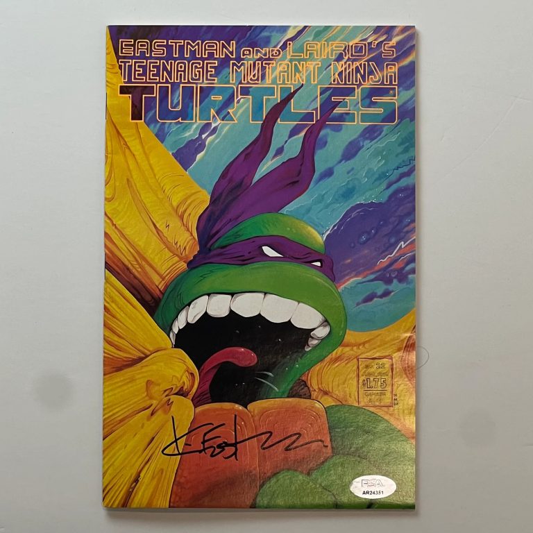 Kevin Eastman Signed Teenage Mutant Ninja Turtles PSA Autographed