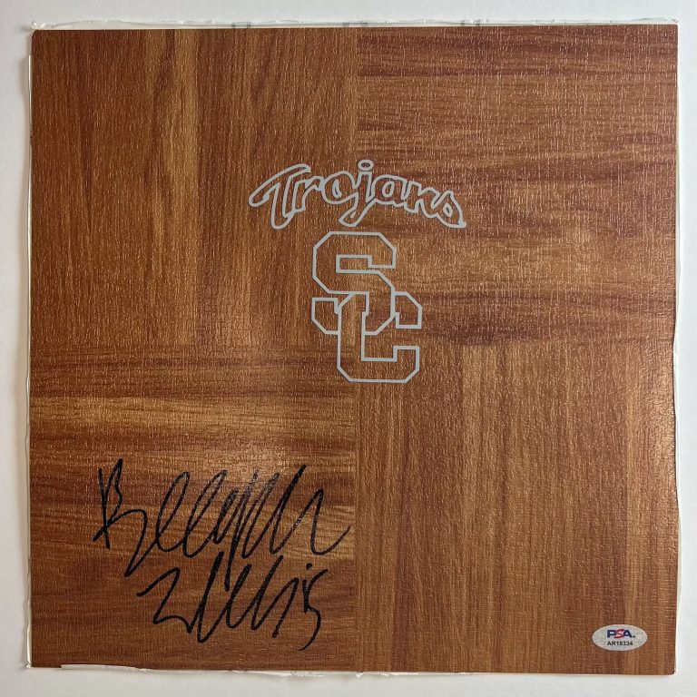 Boogie Ellis USC Trojans Signed Floorboard NCAA PSA