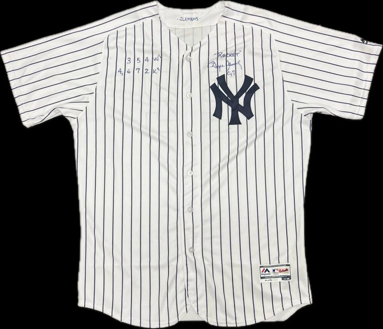 Roger Clemens Signed Jersey PSA New York Yankees Autographed