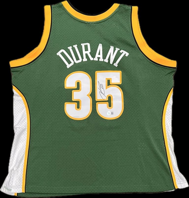 Kevin Durant Signed Jersey BAS Seattle Supersonics Autographed