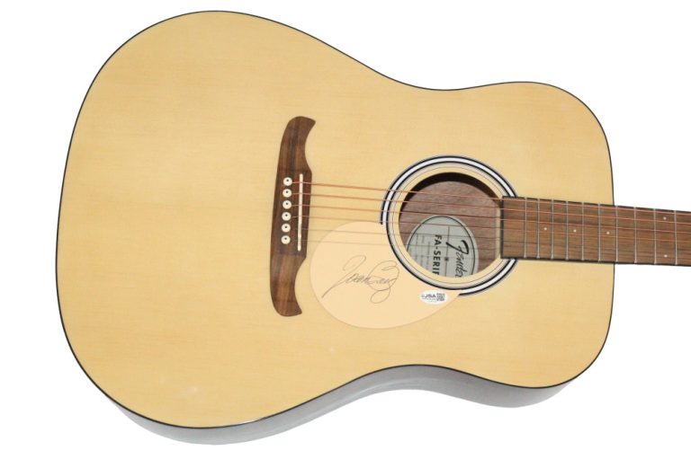 Joan Baez Signed Autograph Fender Acoustic Guitar - Folk Rock Icon JSA COA