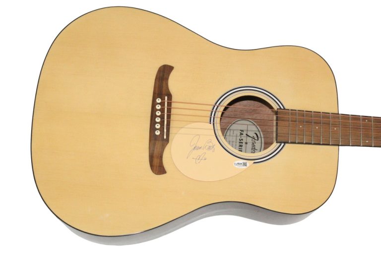 Joan Baez Signed Autograph Fender Acoustic Guitar - Diamonds & Rust JSA COA