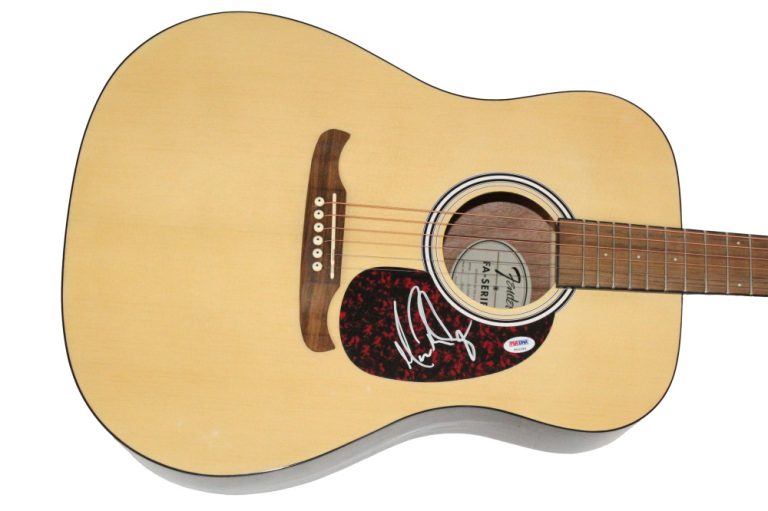 Marc Roberge O.A.R. Signed Autograph Fender Acoustic Guitar w/ PSA COA