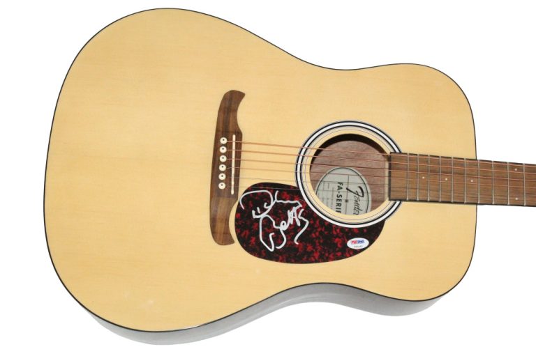 Dickey Betts Allman Brothers Signed Autograph Fender Acoustic Guitar w/ PSA COA