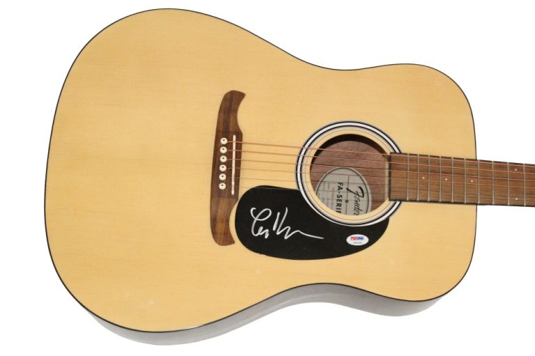 Lindsey Buckingham Signed Autograph Fender Acoustic Guitar Fleetwood Mac PSA COA