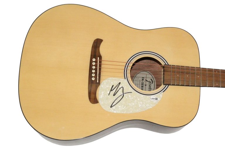 Matthew Ramsey Old Dominion Signed Autograph Fender Acoustic Guitar JSA COA