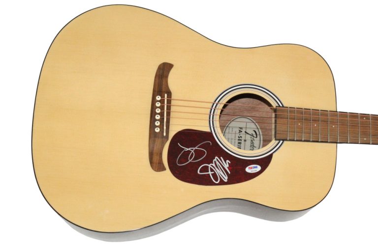 Joy Williams & John Paul White Signed Autograph Fender Guitar The Civil Wars PSA
