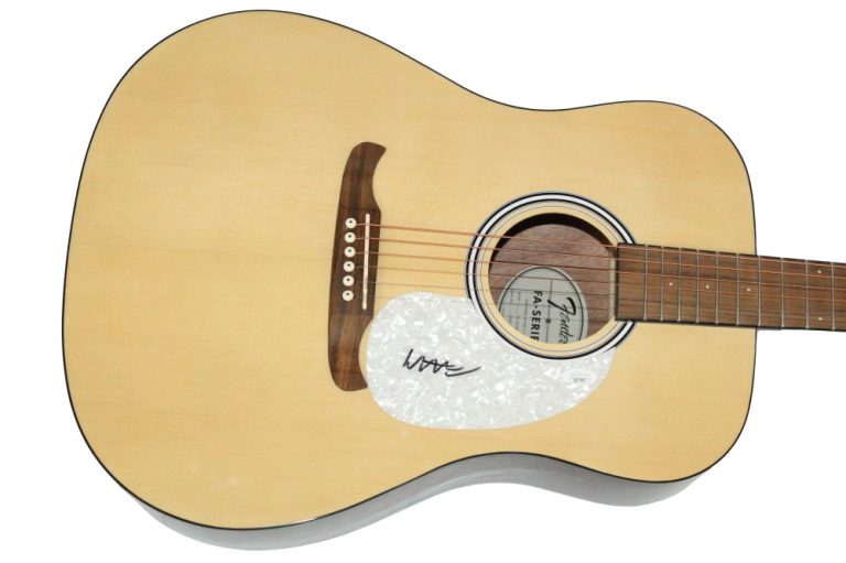 Colter Wall Signed Autograph Fender Guitar - Songs of the Plains w/ JSA COA