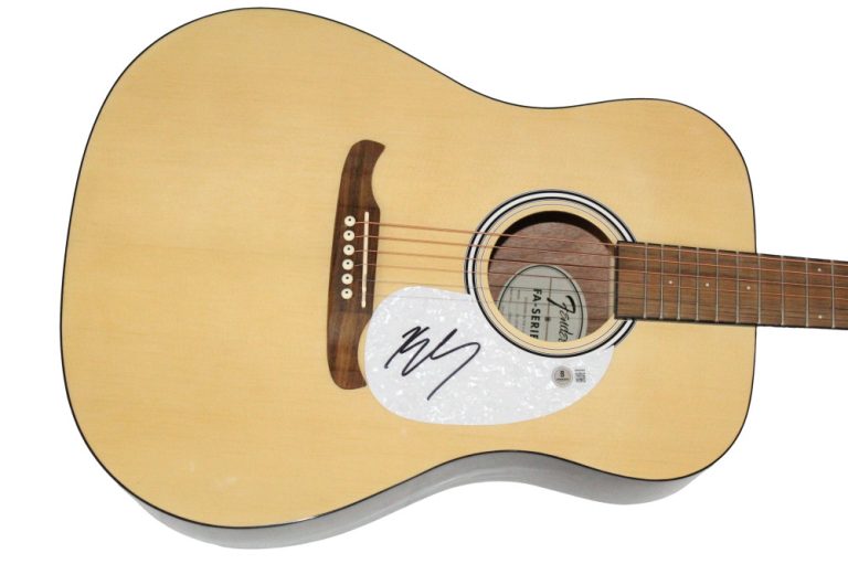 Kenny Chesney Signed Autograph Fender Acoustic Guitar w/ Beckett COA