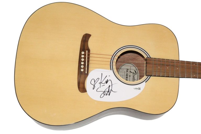 Kimberly Schlapman Little Big Town Signed Autograph Fender Acoustic Guitar JSA