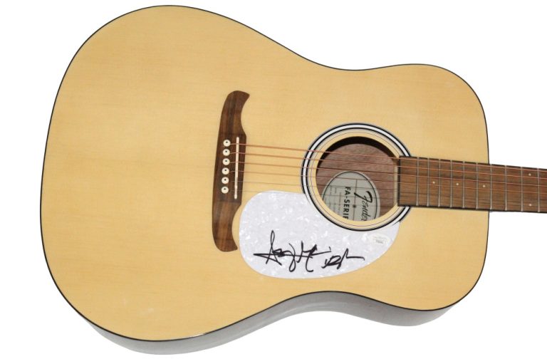 Ashley McBryde Signed Autograph Fender Acoustic Guitar - Never Will JSA COA