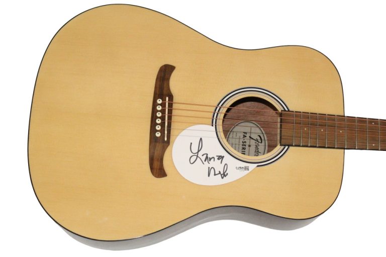 Lana Del Rey Signed Autograph Fender Acoustic Guitar - Born to Die JSA COA