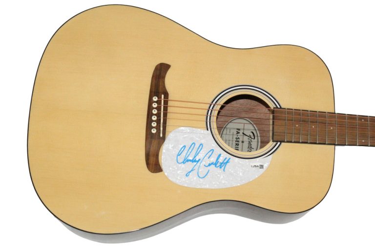 Charley Crockett Signed Autograph Fender Acoustic Guitar w/ JSA COA