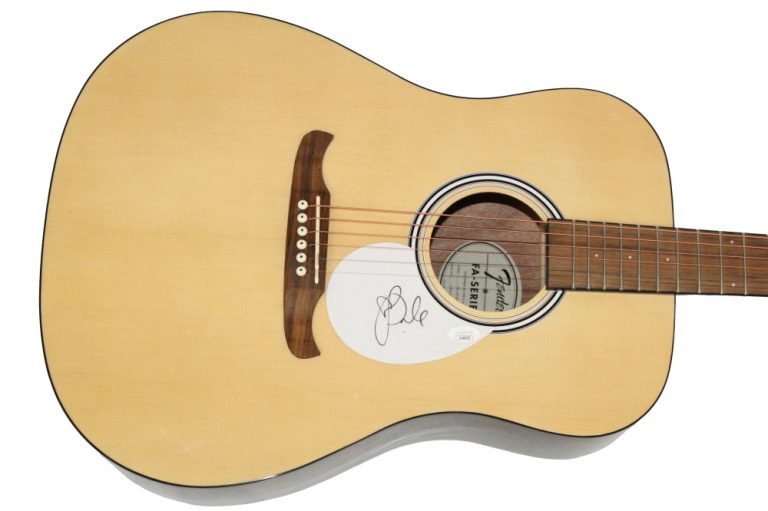 Pink P!nk Signed Autograph Fender Acoustic Guitar - Missundaztood JSA COA