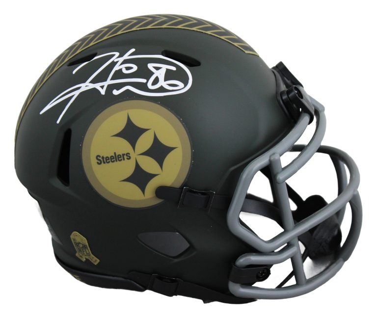 Steelers Hines Ward Authentic Signed 2025 STS IV Speed Mini Helmet BAS Witnessed