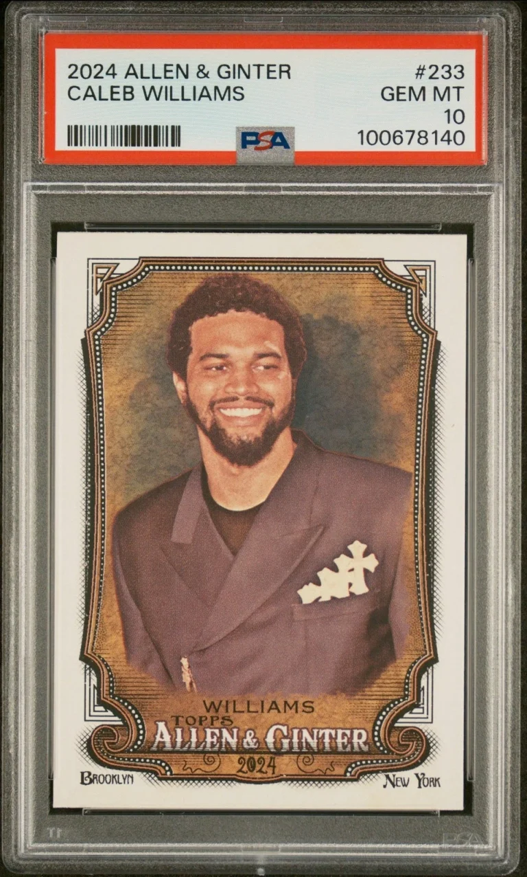 Graded 2024 Topps Allen & Ginter Caleb Williams #233 Rookie Card PSA 10