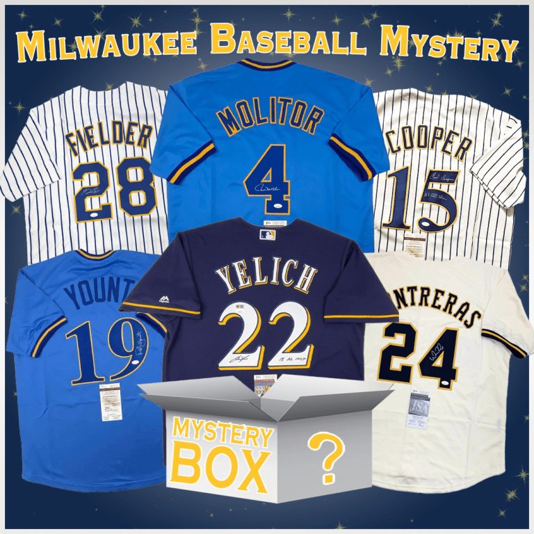 Autographed/Signed Milwaukee Jersey Mystery Box PSA JSA or Beckett COA