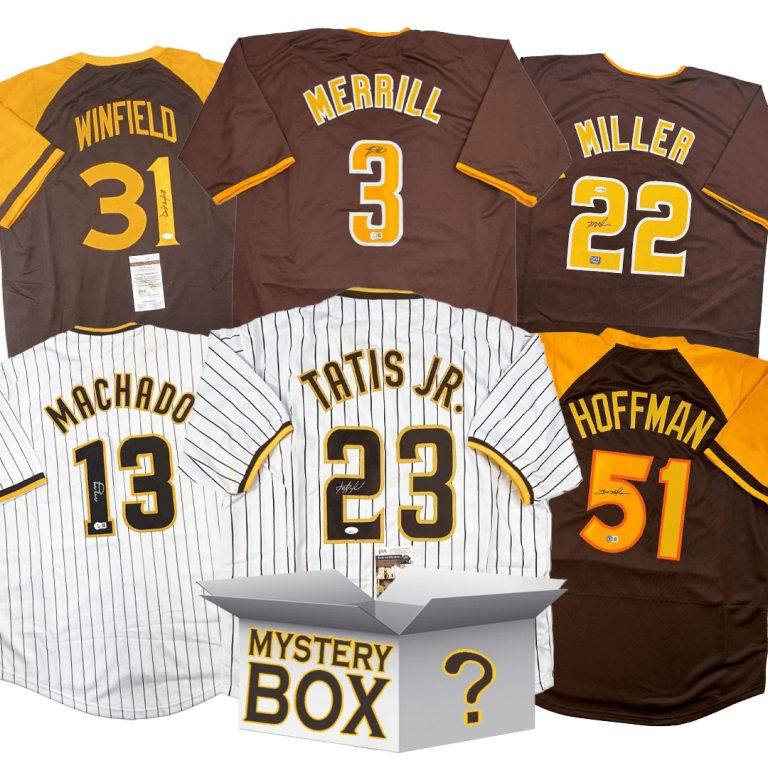 Autographed/Signed San Diego Jersey Mystery Box PSA JSA or Beckett COA