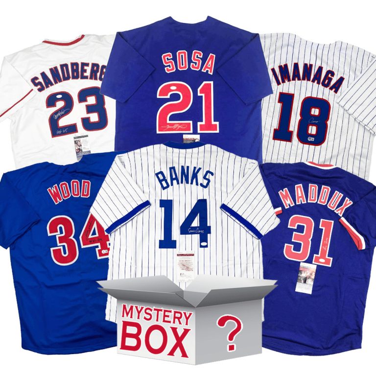 Autographed/Signed Chicago Jersey Mystery Box PSA JSA or Beckett COA