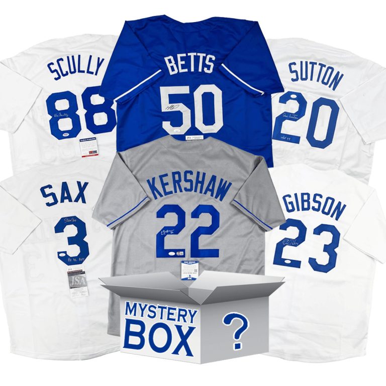 Autographed/Signed Los Angeles Jersey Mystery Box PSA JSA Beckett COA