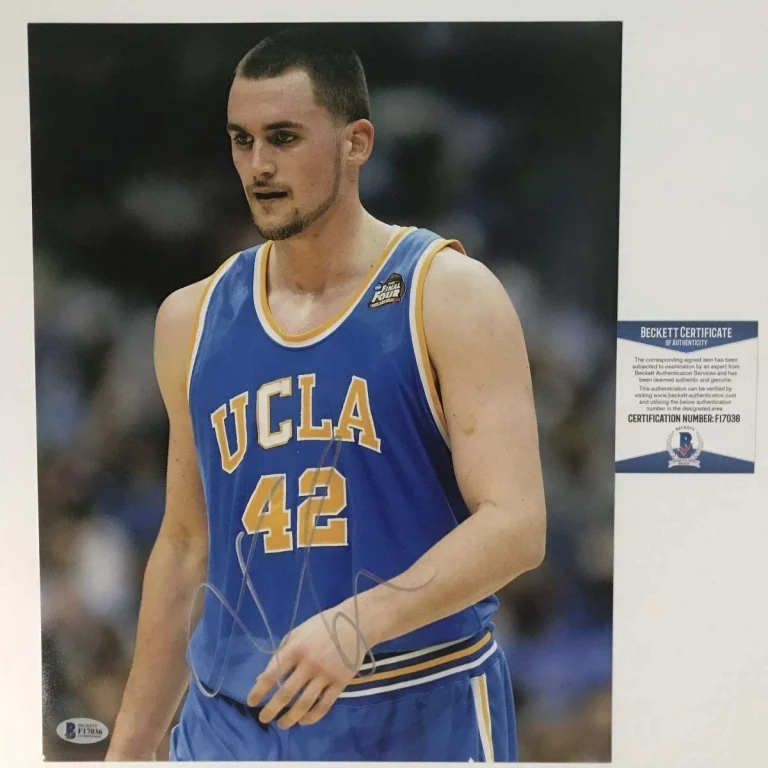 Autographed/Signed KEVIN LOVE UCLA Bruins 11x14 College Photo BAS COA