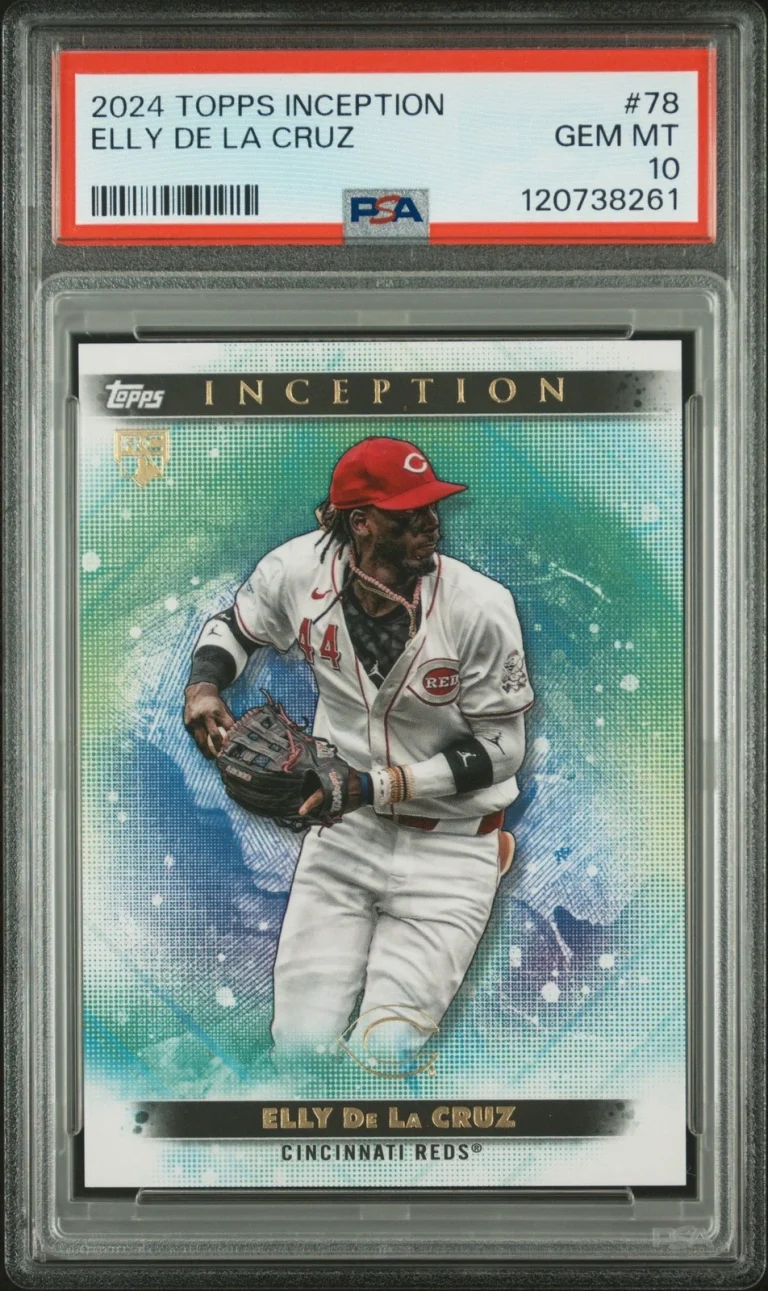 Graded 2024 Topps Inception Elly De La Cruz #78 Rookie RC Card PSA 10