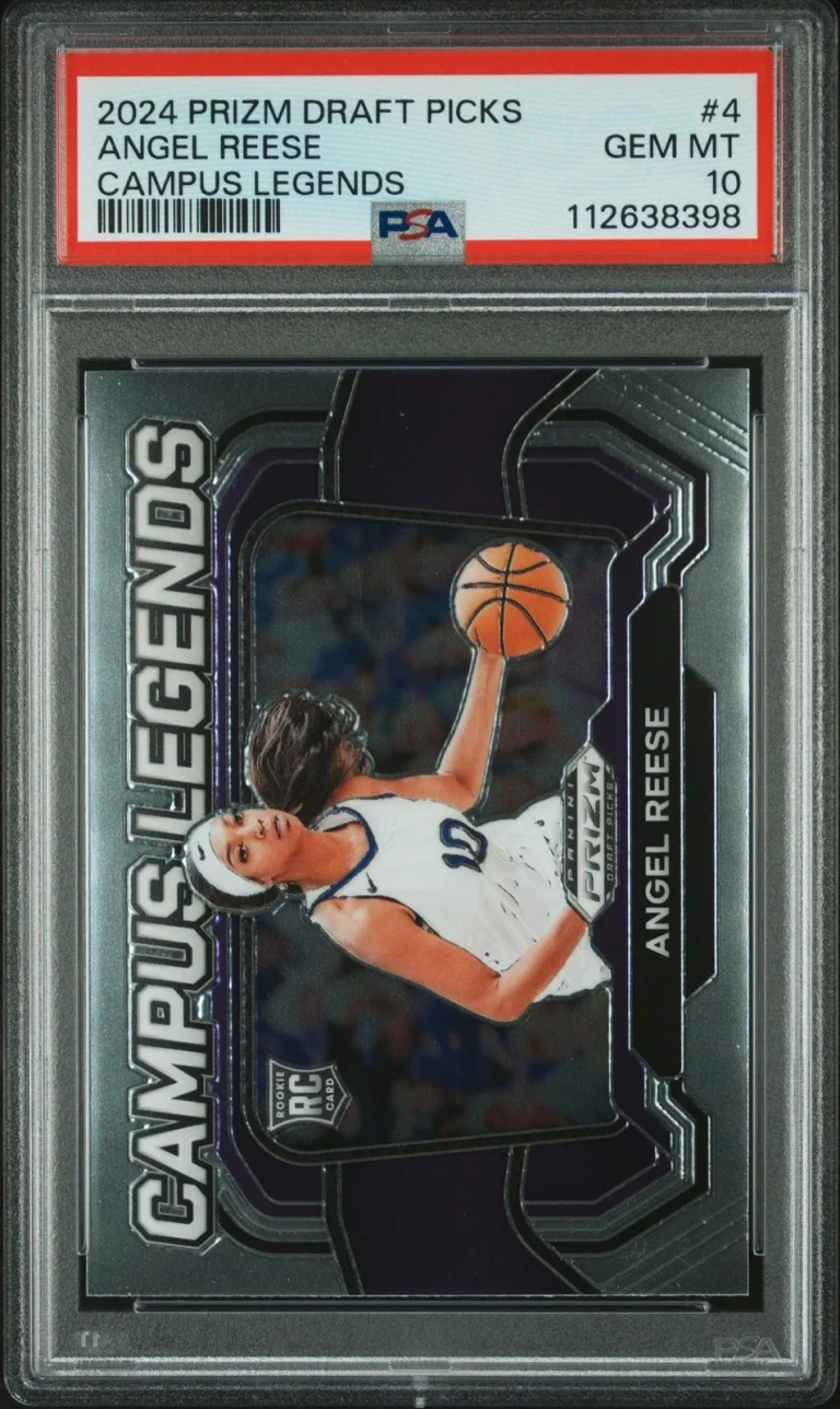 Graded 2024 Panini Prizm DP Angel Reese 4 Campus Legends Rookie Card PSA 10