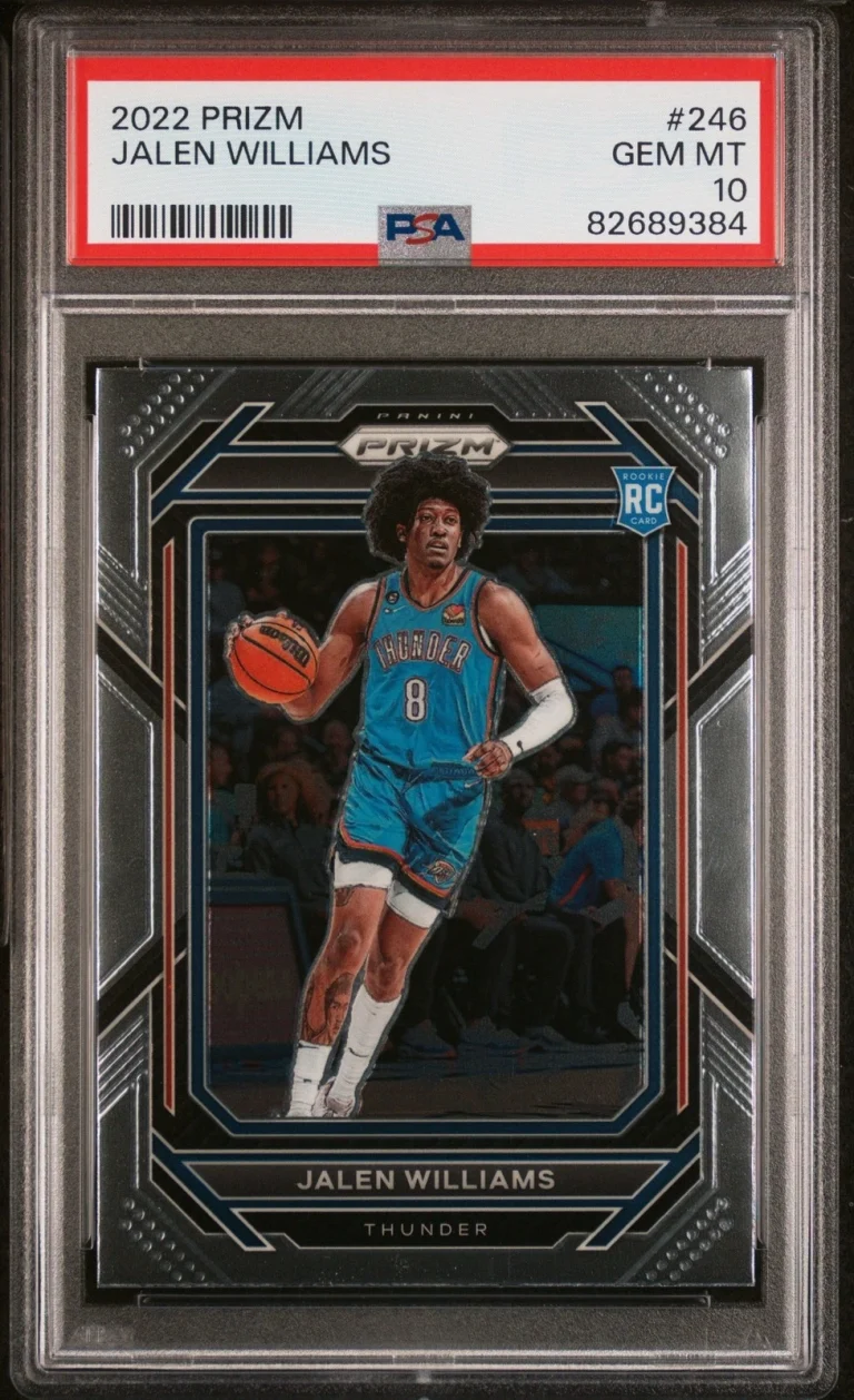 Graded 2022 Panini Prizm Jalen Williams #246 Rookie RC Card PSA 10