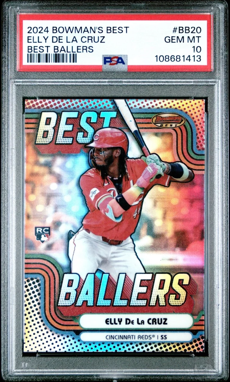 Graded 2024 Bowmans Best Elly De La Cruz #BB20 Best Ballers Card PSA 10