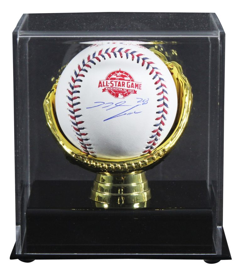 Rockies Nolan Arenado Signed 2018 All-Star Game Logo OML Baseball W/ Case JSA