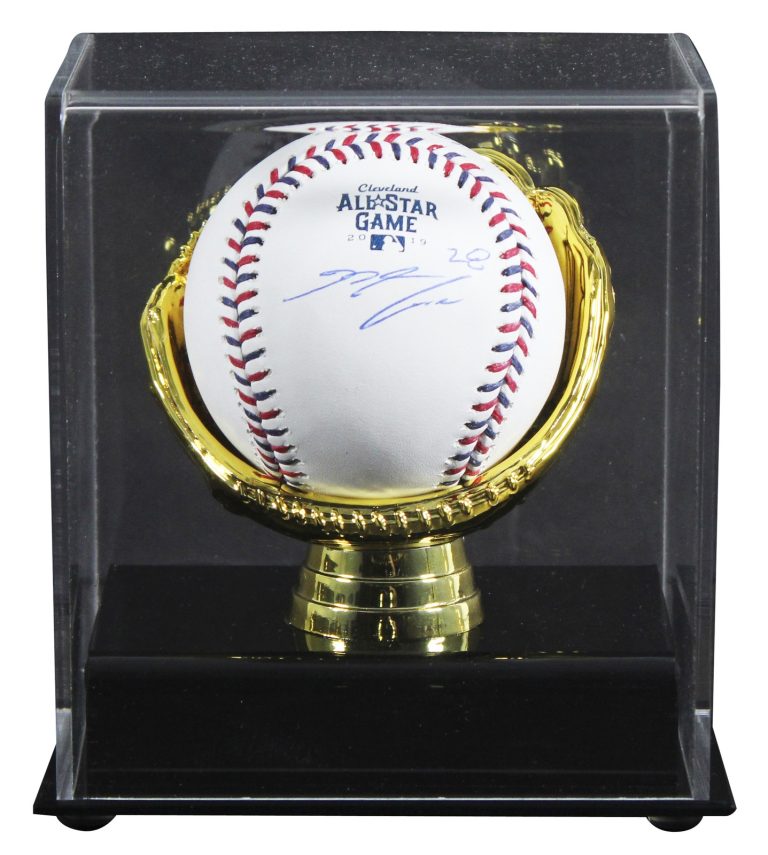 Rockies Nolan Arenado Signed 2019 All-Star Game Logo OML Baseball W/ Case JSA